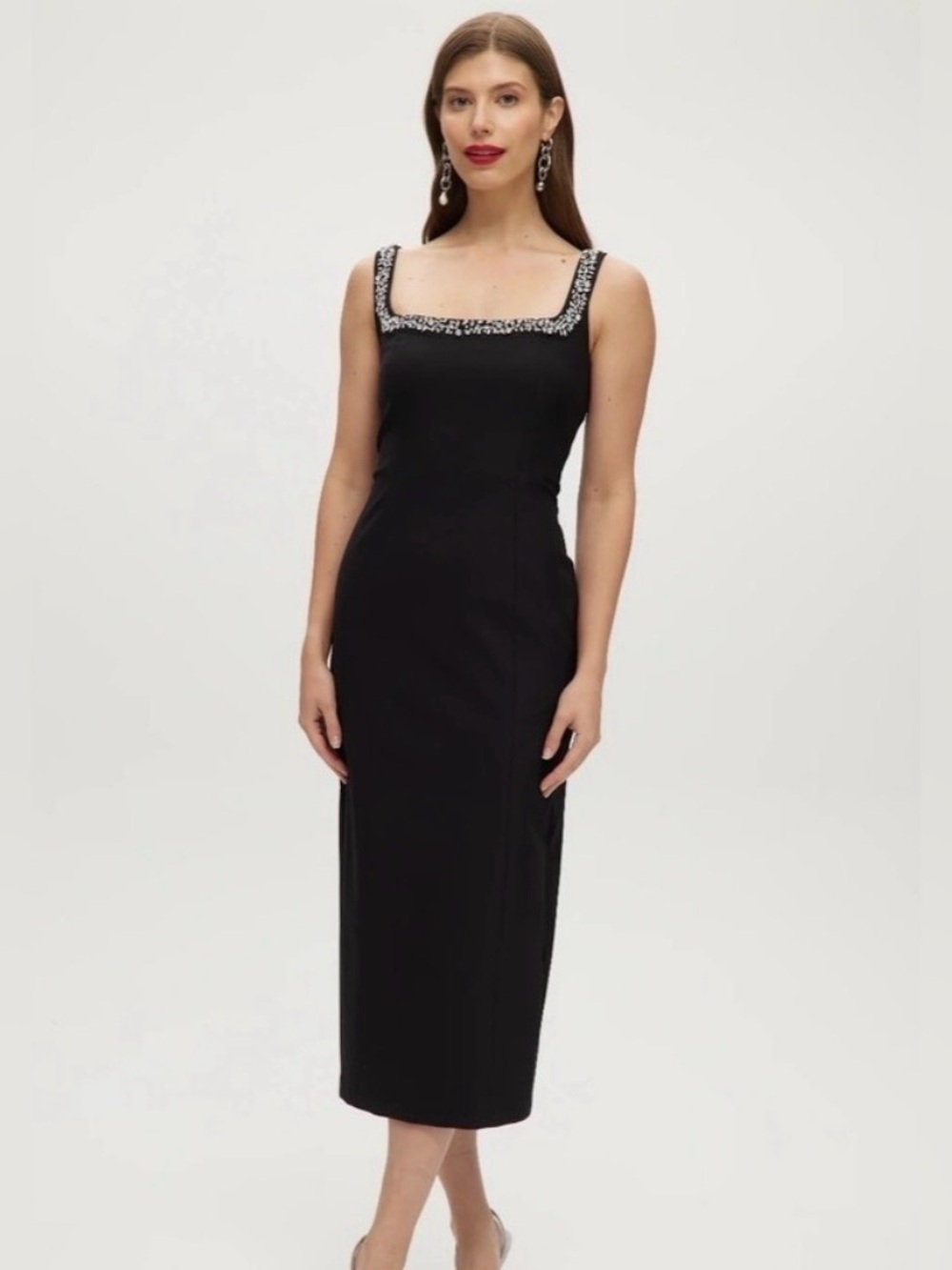 Camila Coelho black dress worn once Midi Medium